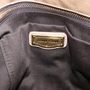 Miu Miu Hand Bag Leather 2way Beige Gold Auth 167823M-21