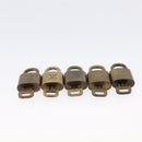 LOUIS VUITTON Padlock Metal 10 Set Gold Tone LV Auth 167826-6