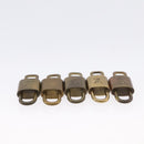 LOUIS VUITTON Padlock Metal 10 Set Gold Tone LV Auth 167826-7