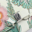 Salvatore Ferragamo Vala Chain Shoulder Bag Leather White Silver Auth 167834V-16