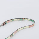 Salvatore Ferragamo Vala Chain Shoulder Bag Leather White Silver Auth 167834V-15