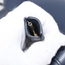 Salvatore Ferragamo Hand Bag Leather 2way Navy Gold Auth 167838A-24