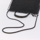 Salvatore Ferragamo Hand Bag Metal 2way Black Auth 167839V-8