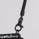 Salvatore Ferragamo Hand Bag Metal 2way Black Auth 167839V-17