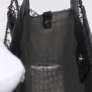 Salvatore Ferragamo Hand Bag Metal 2way Black Auth 167839V-23