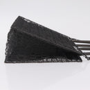 Salvatore Ferragamo Hand Bag Metal 2way Black Auth 167839V-3
