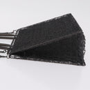 Salvatore Ferragamo Hand Bag Metal 2way Black Auth 167839V-4