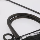 Salvatore Ferragamo Hand Bag Metal 2way Black Auth 167839V-15