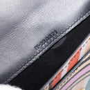 Salvatore Ferragamo Gancini Card Case Leather Multicolor Gold Auth 167840M-11