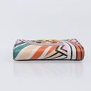 Salvatore Ferragamo Gancini Card Case Leather Multicolor Gold Auth 167840M-5