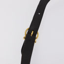 Salvatore Ferragamo Hand Bag Leather 2way Brown Gold Auth 167841V-13