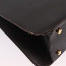 Salvatore Ferragamo Hand Bag Leather 2way Brown Gold Auth 167841V-18