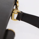 Salvatore Ferragamo Hand Bag Leather 2way Brown Gold Auth 167841V-9
