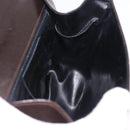 Salvatore Ferragamo Gancini Shoulder Bag Leather Brown Gold Auth 167846-25