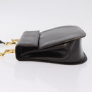 Salvatore Ferragamo Gancini Shoulder Bag Leather Brown Gold Auth 167846-6