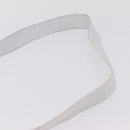Salvatore Ferragamo Shoulder Bag Leather White Gold Auth 167847A-14