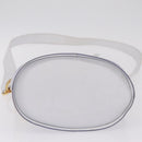 Salvatore Ferragamo Shoulder Bag Leather White Gold Auth 167847A-6