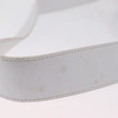 Salvatore Ferragamo Shoulder Bag Leather White Gold Auth 167847A-9