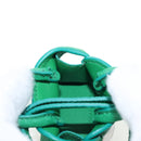 Salvatore Ferragamo Gancini Bag Charm Leather Green Silver Auth 167856M-18