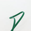 Salvatore Ferragamo Gancini Bag Charm Leather Green Silver Auth 167856M-8