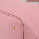 Miu Miu Hand Bag Leather 2way Pink Gold Auth 167858A-17