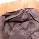 Miu Miu Hand Bag Leather 2way Orange Gold Auth 167859M-24