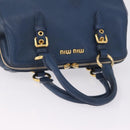 Miu Miu Hand Bag Leather 2 Set Pink Blue Auth 167860-5