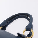 Miu Miu Hand Bag Leather 2 Set Pink Blue Auth 167860-6