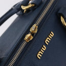Miu Miu Hand Bag Leather 2 Set Pink Blue Auth 167860-9
