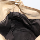Miu Miu Hand Bag Leather 2way Beige Gold Auth 167861M-23