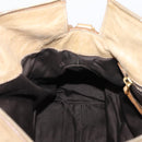 Miu Miu Hand Bag Leather 2way Beige Gold Auth 167861M-24