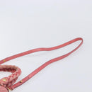 Miu Miu Matelasse Hand Bag Leather 2way Pink Gold Auth 167863A-15