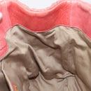 Miu Miu Matelasse Hand Bag Leather 2way Pink Gold Auth 167863A-29