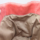 Miu Miu Matelasse Hand Bag Leather 2way Pink Gold Auth 167863A-30