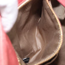 Miu Miu Matelasse Hand Bag Leather 2way Pink Gold Auth 167863A-32