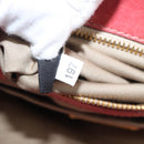 Miu Miu Matelasse Hand Bag Leather 2way Pink Gold Auth 167863A-12