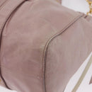 Miu Miu Hand Bag Leather 2way Pink Gold Auth 167865M-21