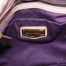Miu Miu Hand Bag Leather 2way Pink Gold Auth 167865M-24