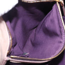 Miu Miu Hand Bag Leather 2way Pink Gold Auth 167865M-29