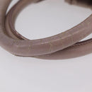 Miu Miu Hand Bag Leather 2way Pink Gold Auth 167865M-8