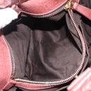 Miu Miu Hand Bag Leather 2way Pink Gold Auth 167867M-27