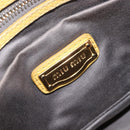 Miu Miu Hand Bag Leather 2way Yellow Gold Auth 167868V-22