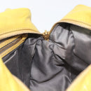 Miu Miu Hand Bag Leather 2way Yellow Gold Auth 167868V-24