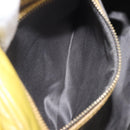 Miu Miu Hand Bag Leather 2way Yellow Gold Auth 167868V-27
