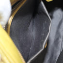 Miu Miu Hand Bag Leather 2way Yellow Gold Auth 167868V-28
