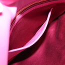 Miu Miu Matelasse Shoulder Bag Leather Pink Gold Auth 167869A-27