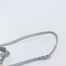 Miu Miu Hand Bag Leather 2way Light Blue Gold Auth 167870A-18