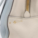 Miu Miu Hand Bag Leather 2way Light Blue Gold Auth 167870A-6