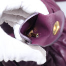 Miu Miu Matelasse Hand Bag Leather 2way Purple Gold Auth 167875M-27