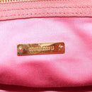 Miu Miu Hand Bag Leather 2way Gray Gold Auth 167877A-25